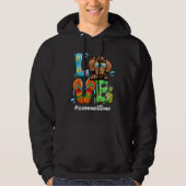 Dachshund Love Summer Time Dog Funny in Juli Summe Hoodie (Voorkant)