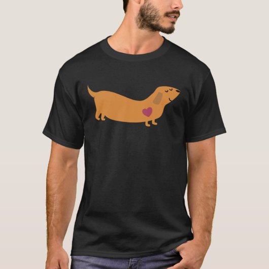 Dachshund Love T-shirt (Voorkant)