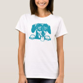 Dachshund Love T-Shirt (Voorkant)