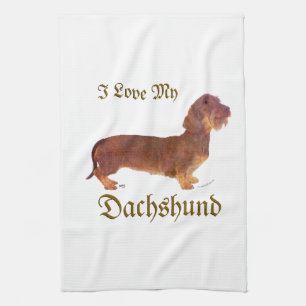 Dachshund Love Theedoek