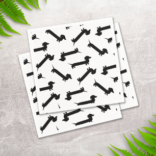 Dachshund Lover Birthday Party Cute Servetten