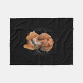 Dachshund Lover Cute Dachshund Fleece Deken (Voorkant (Horizontaal))