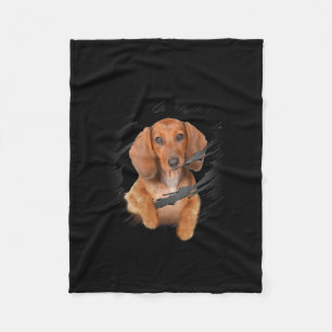 Dachshund Lover Cute Dachshund Fleece Deken