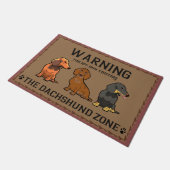 Dachshund Lover Gift, Dachshund Doormat Deurmat (Schuin)