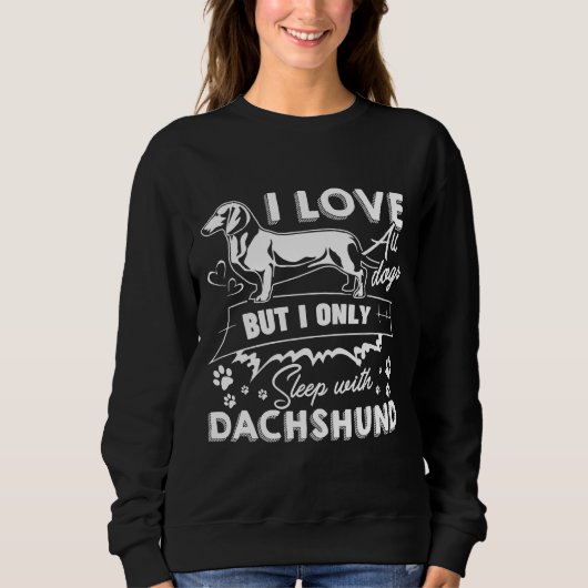 Dachshund Lover Trui (Voorkant)