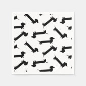 Dachshund Lover Verjaardagsfeestje Schattige Servetten (Voorkant)
