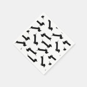 Dachshund Lover Verjaardagsfeestje Schattige Servetten (Hoek)