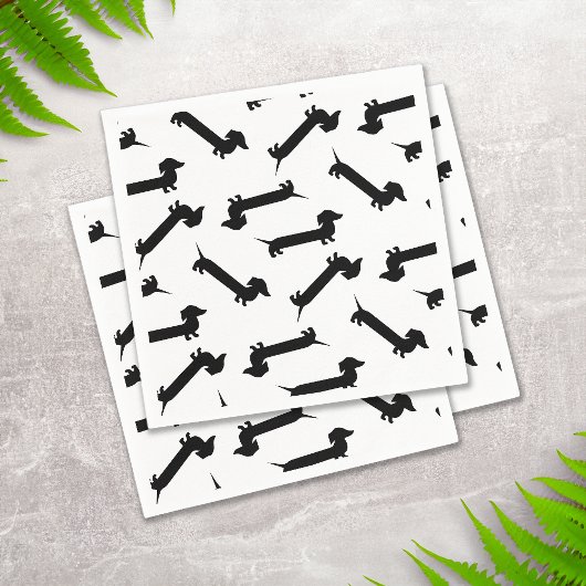 Dachshund Lover Verjaardagsfeestje Schattige Servetten