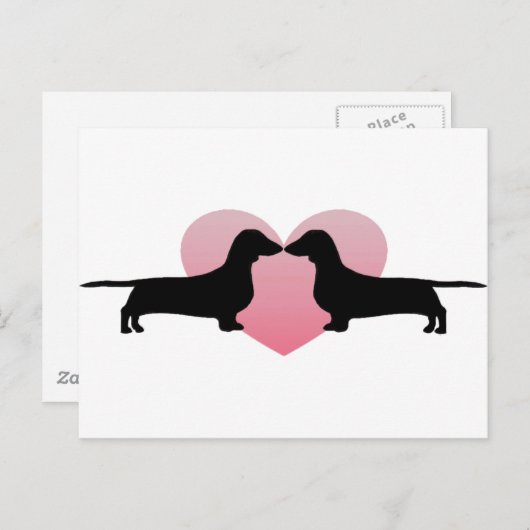 Dachshund Lovers Briefkaart (Voorkant / Achterkant)