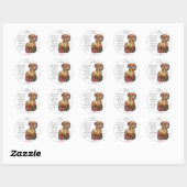 Dachshund Lovers Doxie Ronde Sticker (Vel)