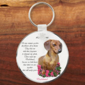 Dachshund Lovers Doxie Sleutelhanger (Voorkant)
