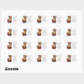 Dachshund Lovers Gifts Ronde Sticker (Vel)