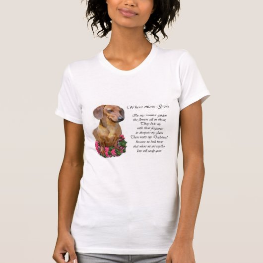 Dachshund Lovers Gifts T-shirt (Voorkant)