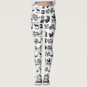 Dachshund Lovers Leggings (Voorkant)