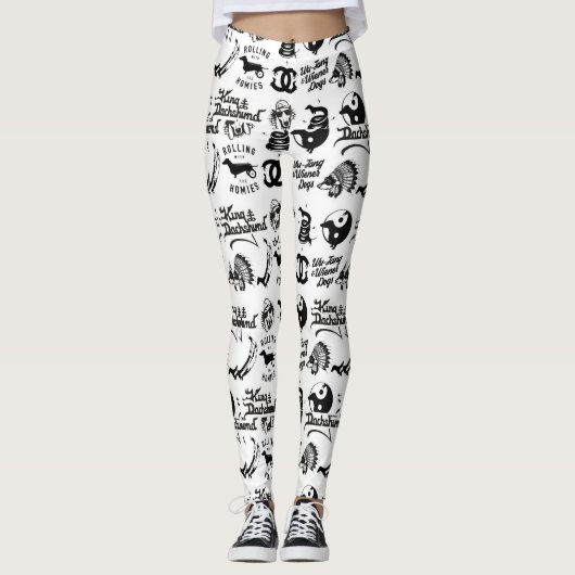 Dachshund Lovers Leggings (Voorkant)