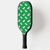 Dachshund Loving Pickleball Groen Blauw Pickleball Paddle (Links)
