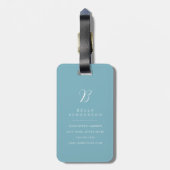 Dachshund Luggage Tags Bagagelabel (Achterkant verticaal)