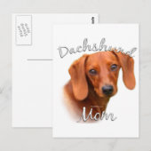 Dachshund Ma 2 Briefkaart (Voorkant / Achterkant)