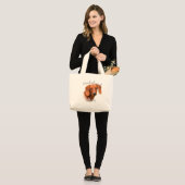 Dachshund Ma 2 Grote Tote Bag (Voorkant (model))