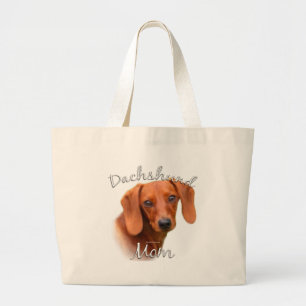 Dachshund Ma 2 Grote Tote Bag