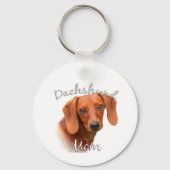 Dachshund Ma 2 Sleutelhanger (Achterkant)