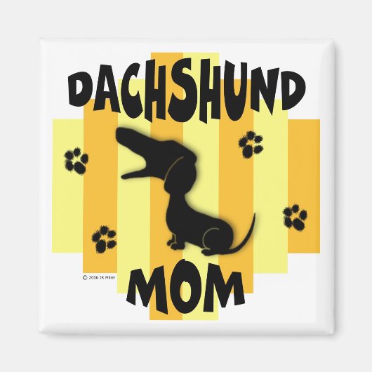Dachshund Ma Magnet (Voorkant)