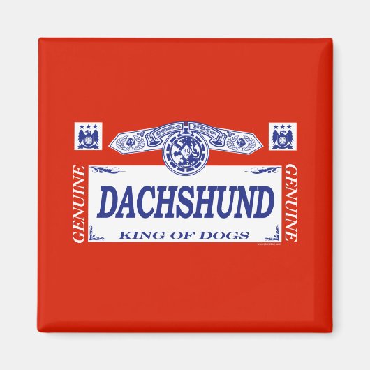 Dachshund Magneet (Voorkant)
