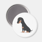 Dachshund Magneet (Voorkant / Achterkant)