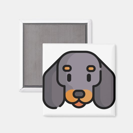 Dachshund Magneet (Voorkant / Achterkant)
