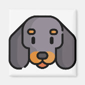 Dachshund Magneet (Voorkant)