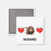 Dachshund Magnet (Voorkant / Achterkant)