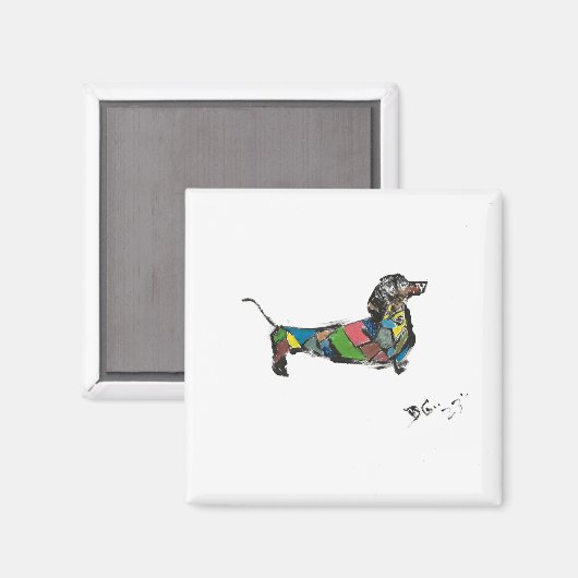 Dachshund Magnet (Voorkant / Achterkant)