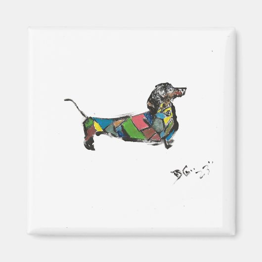 Dachshund Magnet (Voorkant)