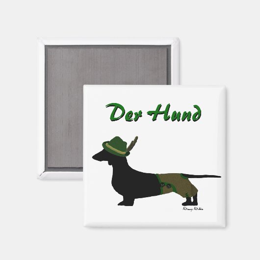 Dachshund Magnet (Voorkant / Achterkant)