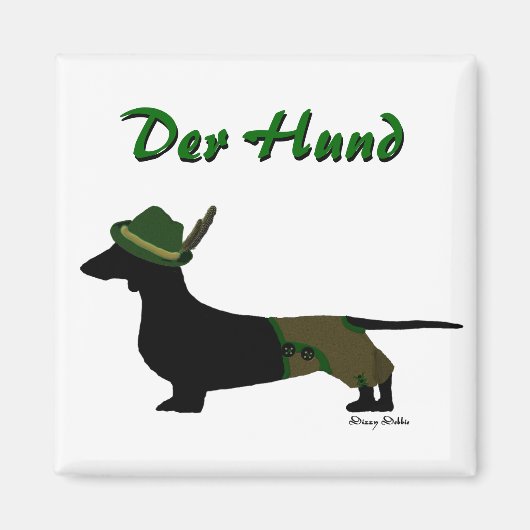 Dachshund Magnet (Voorkant)