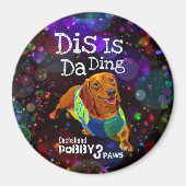 Dachshund Magnet Dobby 3Paws (Voorkant)