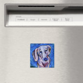 Dachshund Magnet - Lavender Doxie (Insitu (Vaatwasser))