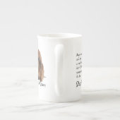 Dachshund Mam Bone China Mok (Achterkant)