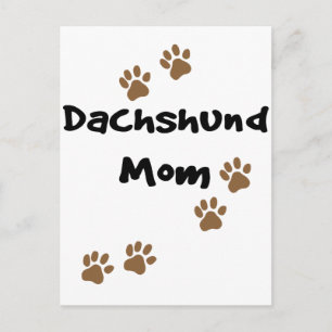 Dachshund Mam Briefkaart