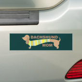 Dachshund Mam Bumpersticker (Op auto)