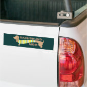 Dachshund Mam Bumpersticker (Op Truck)