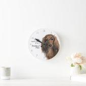 Dachshund Mam Clock Ronde Klok (Huis)