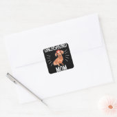 Dachshund Mam Cute Dotson Doxie Wiener Dog Owner Vierkante Sticker (Envelop)
