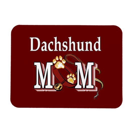 Dachshund Mam Gifts Magneet (Horizontaal)
