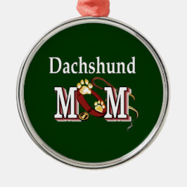 Dachshund Mam Gifts Metalen Ornament
