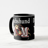 Dachshund Mam Gifts Mok (Voorkant links)