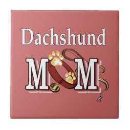 Dachshund Mam Gifts Tegeltje