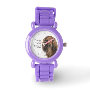 Dachshund mam horloge