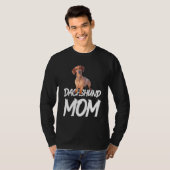 Dachshund mam Idea for Birthday of Kerstmis T-shirt (Voorkant volledig)