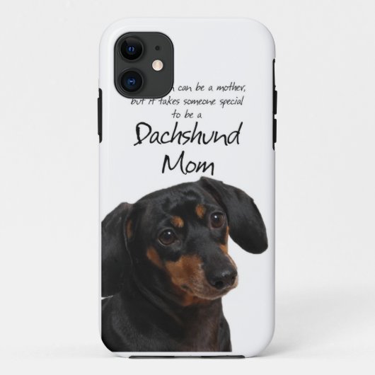 Dachshund Mam iPhone 5 Hoesje (Achterkant)